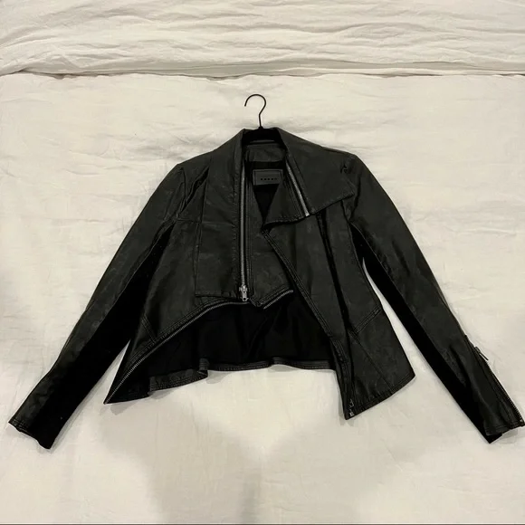Blank NYC Black Leather Jacket - Picture 1 of 1
